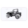 Personalized 3 X 6 Heavy Duty Acrylic / Plastic License Plate Thumbnail