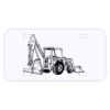 Personalized 3 X 6 Heavy Duty Acrylic / Plastic License Plate Thumbnail