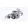 Personalized 3 X 6 Heavy Duty Acrylic / Plastic License Plate Thumbnail