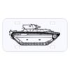 Personalized 3 X 6 Heavy Duty Acrylic / Plastic License Plate Thumbnail