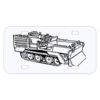 Personalized 3 X 6 Heavy Duty Acrylic / Plastic License Plate Thumbnail