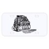 Personalized 3 X 6 Heavy Duty Acrylic / Plastic License Plate Thumbnail