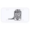 Personalized 3 X 6 Heavy Duty Acrylic / Plastic License Plate Thumbnail