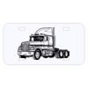 Personalized 3 X 6 Heavy Duty Acrylic / Plastic License Plate Thumbnail