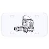 Personalized 3 X 6 Heavy Duty Acrylic / Plastic License Plate Thumbnail
