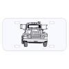 Personalized 3 X 6 Heavy Duty Acrylic / Plastic License Plate Thumbnail