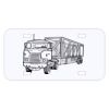 Personalized 3 X 6 Heavy Duty Acrylic / Plastic License Plate Thumbnail