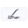 Personalized 3 X 6 Heavy Duty Acrylic / Plastic License Plate Thumbnail