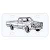 Personalized 3 X 6 Heavy Duty Acrylic / Plastic License Plate Thumbnail