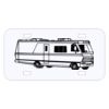 Personalized 3 X 6 Heavy Duty Acrylic / Plastic License Plate Thumbnail