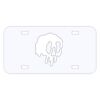 Personalized 3 X 6 Heavy Duty Acrylic / Plastic License Plate Thumbnail