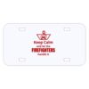 Personalized 3 X 6 Heavy Duty Acrylic / Plastic License Plate Thumbnail