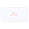 Personalized 3 X 6 Heavy Duty Acrylic / Plastic License Plate Thumbnail