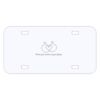 Personalized 3 X 6 Heavy Duty Acrylic / Plastic License Plate Thumbnail