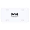 Personalized 3 X 6 Heavy Duty Acrylic / Plastic License Plate Thumbnail