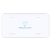 Personalized 3 X 6 Heavy Duty Acrylic / Plastic License Plate Thumbnail