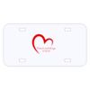 Personalized 3 X 6 Heavy Duty Acrylic / Plastic License Plate Thumbnail