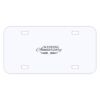 Personalized 3 X 6 Heavy Duty Acrylic / Plastic License Plate Thumbnail