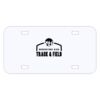 Personalized 3 X 6 Heavy Duty Acrylic / Plastic License Plate Thumbnail