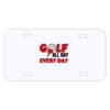Personalized 3 X 6 Heavy Duty Acrylic / Plastic License Plate Thumbnail