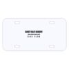 Personalized 3 X 6 Heavy Duty Acrylic / Plastic License Plate Thumbnail