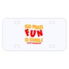 Personalized 3 X 6 Heavy Duty Acrylic / Plastic License Plate Thumbnail