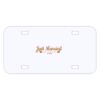 Personalized 3 X 6 Heavy Duty Acrylic / Plastic License Plate Thumbnail