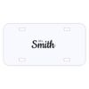 Personalized 3 X 6 Heavy Duty Acrylic / Plastic License Plate Thumbnail