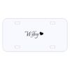 Personalized 3 X 6 Heavy Duty Acrylic / Plastic License Plate Thumbnail