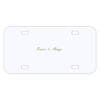 Personalized 3 X 6 Heavy Duty Acrylic / Plastic License Plate Thumbnail