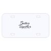 Personalized 3 X 6 Heavy Duty Acrylic / Plastic License Plate Thumbnail