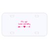 Personalized 3 X 6 Heavy Duty Acrylic / Plastic License Plate Thumbnail