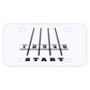 Personalized 3 X 6 Heavy Duty Acrylic / Plastic License Plate Thumbnail