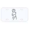 Personalized 3 X 6 Heavy Duty Acrylic / Plastic License Plate Thumbnail