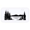 Personalized 3 X 6 Heavy Duty Acrylic / Plastic License Plate Thumbnail