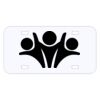 Personalized 3 X 6 Heavy Duty Acrylic / Plastic License Plate Thumbnail