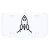 Personalized 3 X 6 Heavy Duty Acrylic / Plastic License Plate Thumbnail
