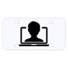 Personalized 3 X 6 Heavy Duty Acrylic / Plastic License Plate Thumbnail