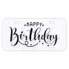 Personalized 3 X 6 Heavy Duty Acrylic / Plastic License Plate Thumbnail