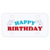 Personalized 3 X 6 Heavy Duty Acrylic / Plastic License Plate Thumbnail