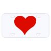 Personalized 3 X 6 Heavy Duty Acrylic / Plastic License Plate Thumbnail