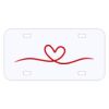 Personalized 3 X 6 Heavy Duty Acrylic / Plastic License Plate Thumbnail