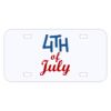 Personalized 3 X 6 Heavy Duty Acrylic / Plastic License Plate Thumbnail