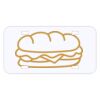 Personalized 3 X 6 Heavy Duty Acrylic / Plastic License Plate Thumbnail
