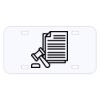 Personalized 3 X 6 Heavy Duty Acrylic / Plastic License Plate Thumbnail