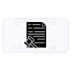 Personalized 3 X 6 Heavy Duty Acrylic / Plastic License Plate Thumbnail