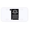 Personalized 3 X 6 Heavy Duty Acrylic / Plastic License Plate Thumbnail