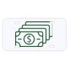 Personalized 3 X 6 Heavy Duty Acrylic / Plastic License Plate Thumbnail