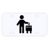 Personalized 3 X 6 Heavy Duty Acrylic / Plastic License Plate Thumbnail