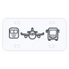 Personalized 3 X 6 Heavy Duty Acrylic / Plastic License Plate Thumbnail